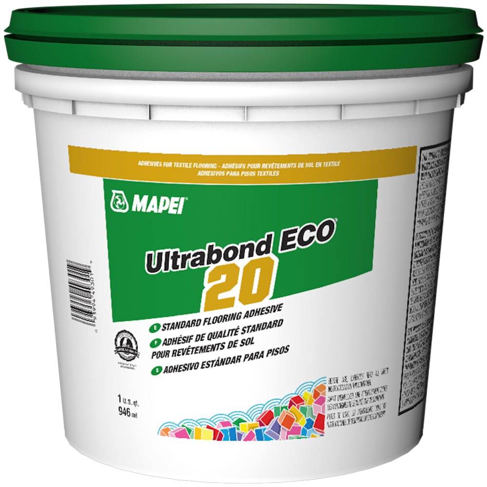 MAPEI UltraBond ECO 20 1-Quart Sheet Vinyl and Carpet Tile Flooring Adhesive | 1949343