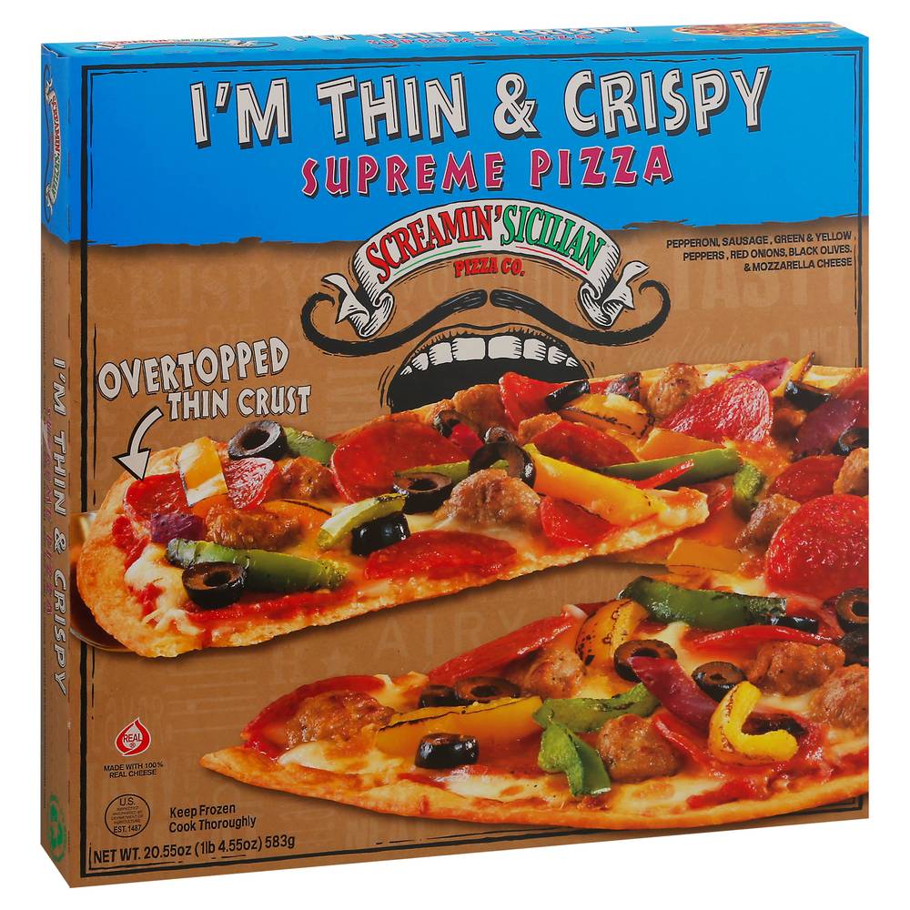 Screamin Sicilian Pizza Co Supreme Pizza (20.55 oz)