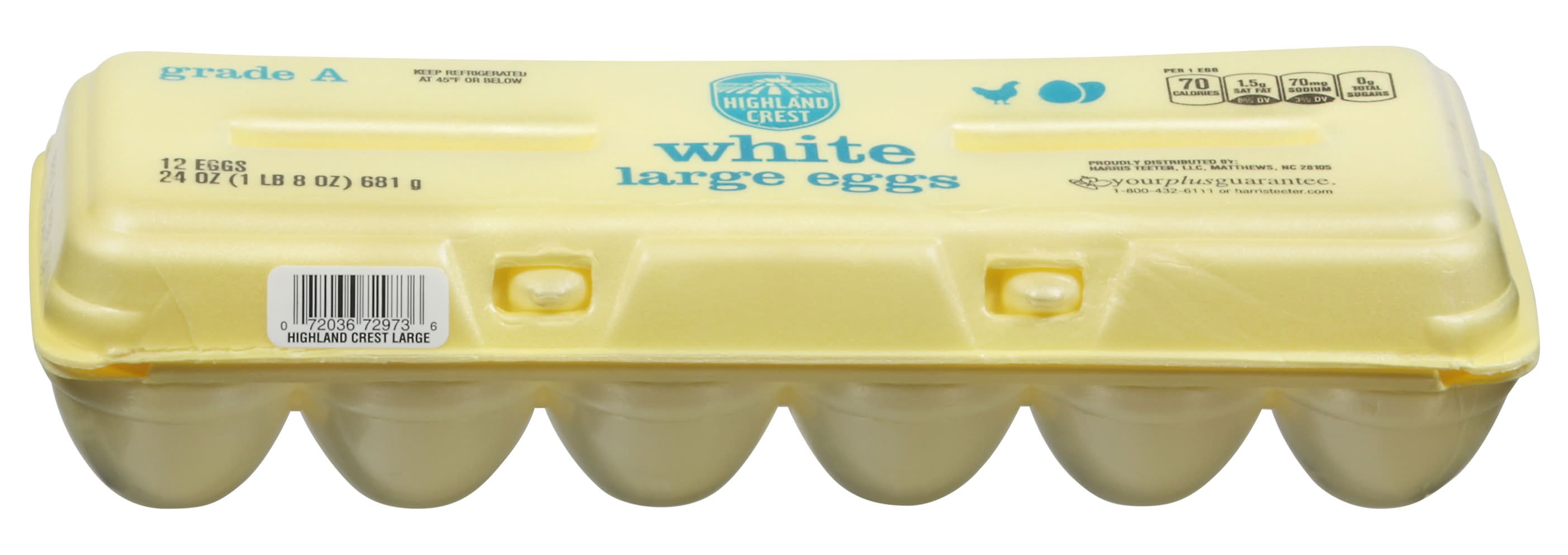 Highland Crest White Large Eggs (2 oz, 12 ct)