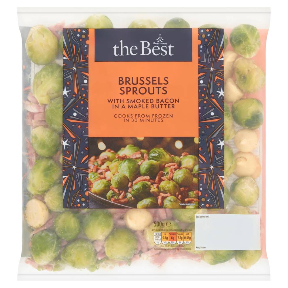 Morrisons the Best Brussels Sprouts With Smoked Bacon In a Maple Butter