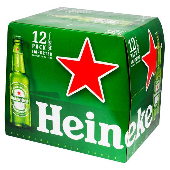 Heineken Lager 12pk Bottle 8.5oz
