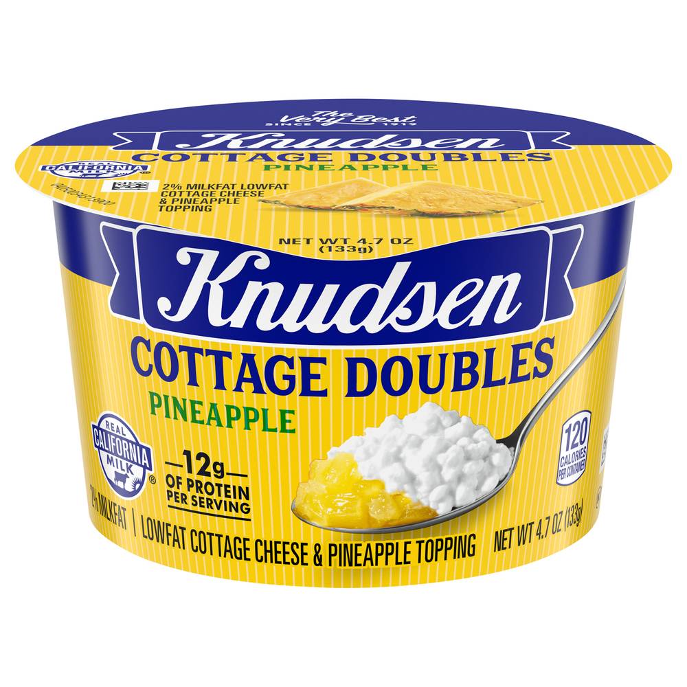 R.w. Knudsen Doubles Cottage Cheese & Pineapple Topping