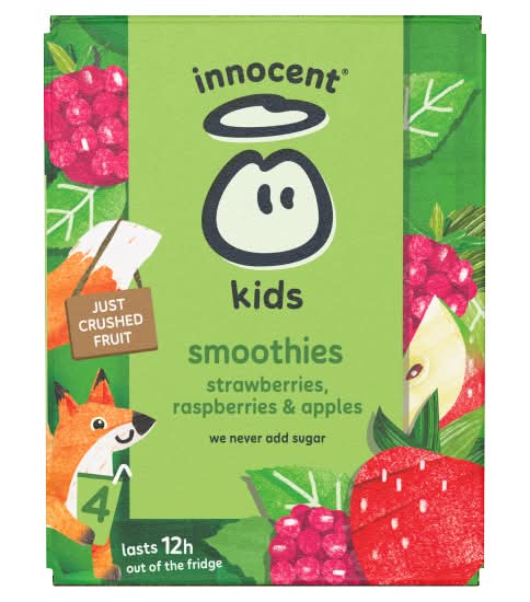 innocent Assorted, Kids Smoothies (4 x 150ml)