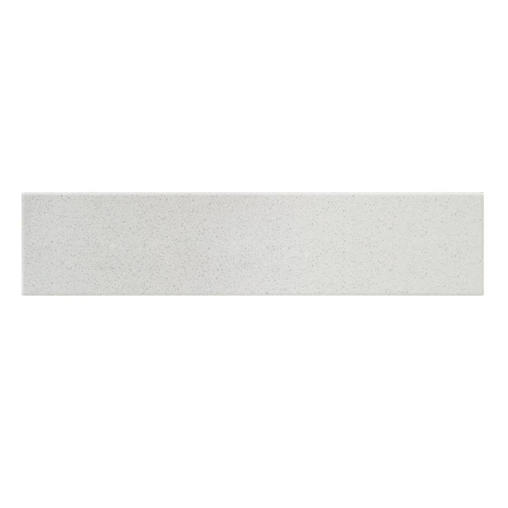 allen + roth Meridian 4-in H x 21.25-in L White/Polished Natural Marble Bathroom Side Splash | 261019