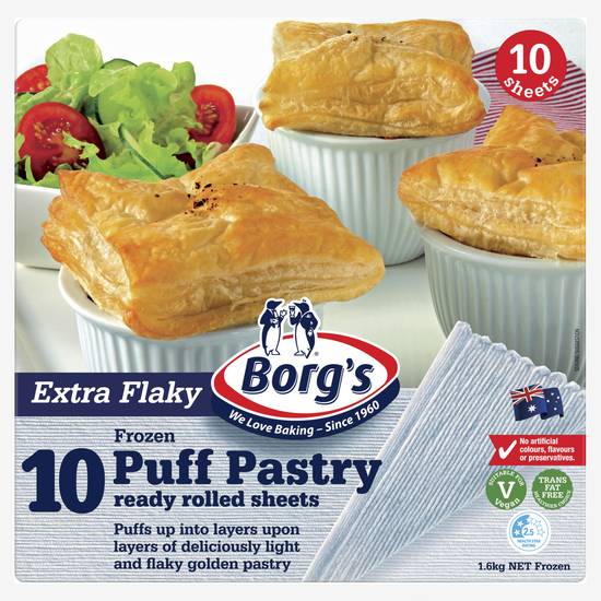 Borgs Extra Puff Pastry Sheet 1.6kg
