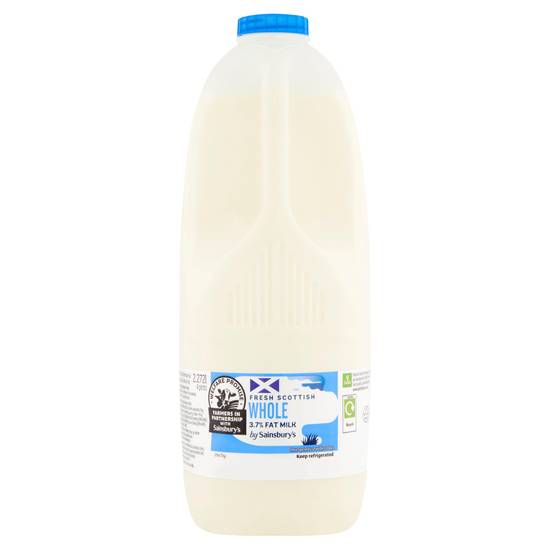 Sainsbury's Scottish Whole Milk 2.27L (4 pint)