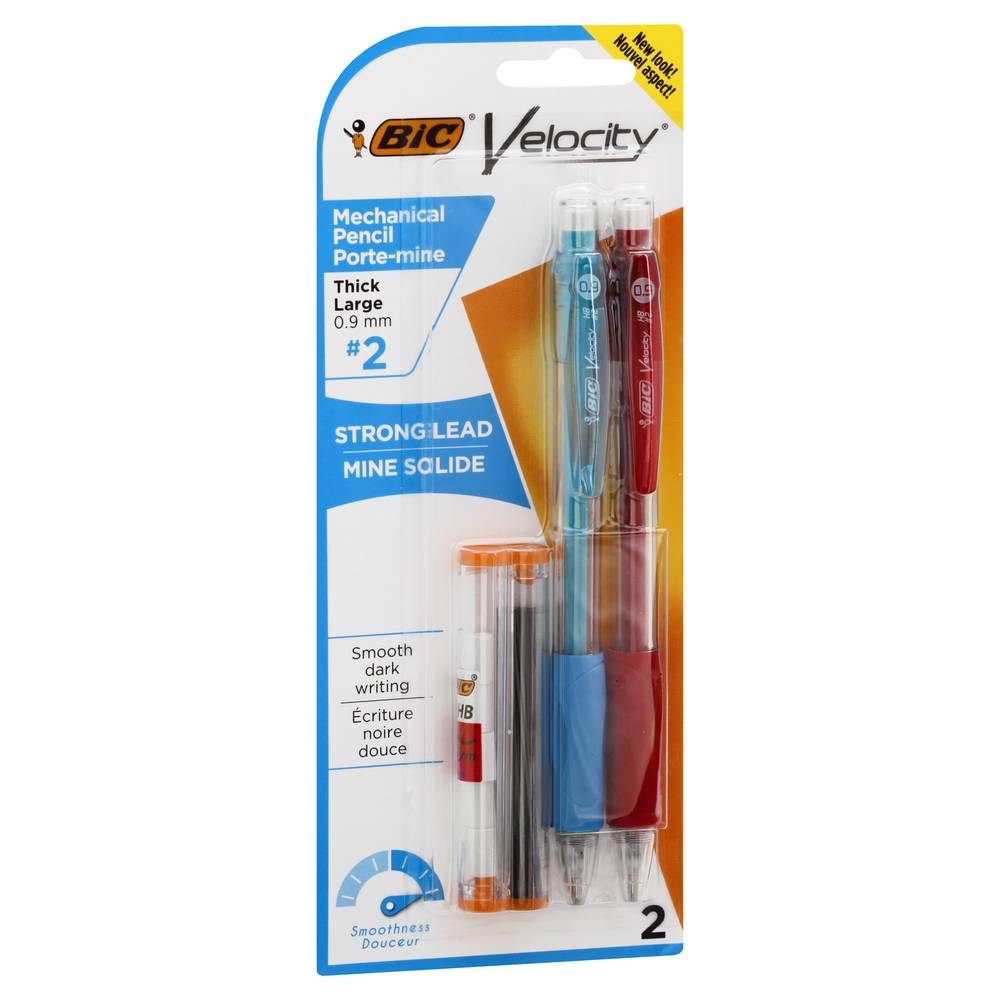 BiC Velocity Thick Large Mechanical Pencil (2 ct)