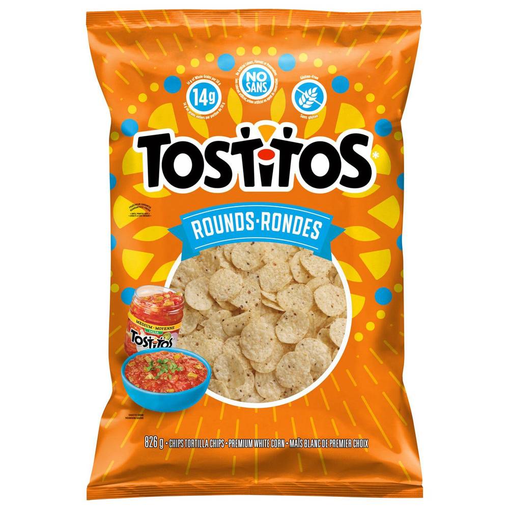 Tostitos Rounds Tortilla Chips, 826 G