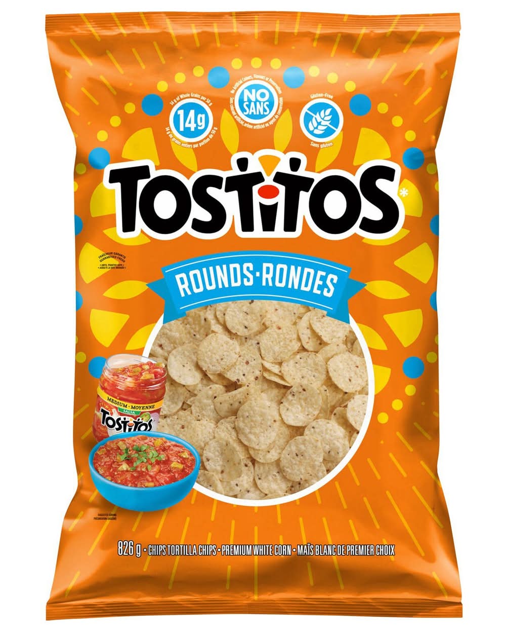 Tostitos - Croustilles Tortilla Rondes, 826 G / Tostitos Rounds Tortilla Chips, 826 G
