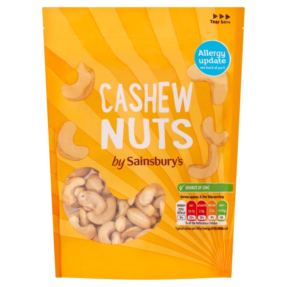 Sainsbury's Cashews Nuts (200g)