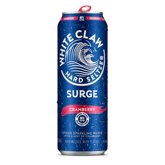 White Claw Hard Seltzer Surge Cranberry (19.2oz can)