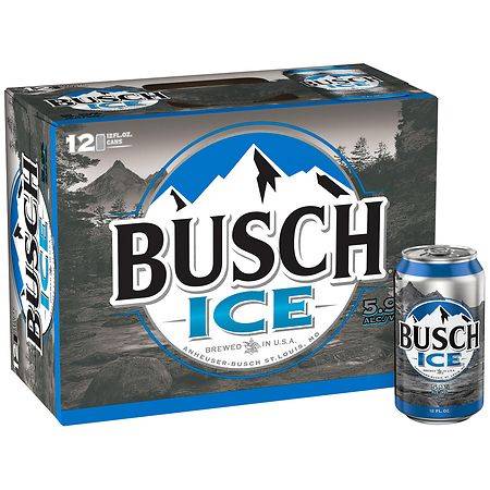 Busch American Lager Beer - 12.0 fl oz x 12 pack