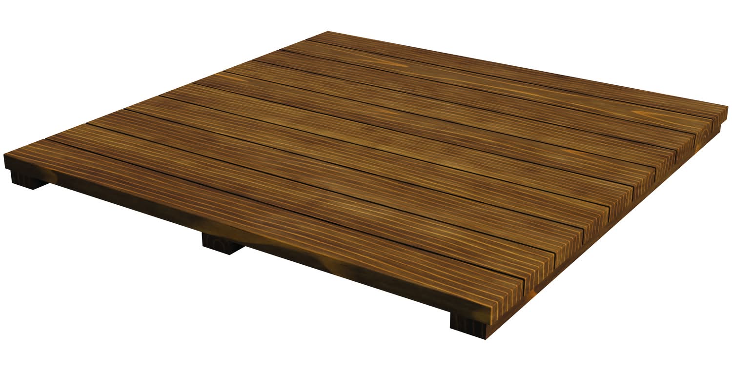 Big Green Egg Modular Nest Insert Acacia Wood 1.5 In. H X 26.5 In. W X 26.5 In. L
