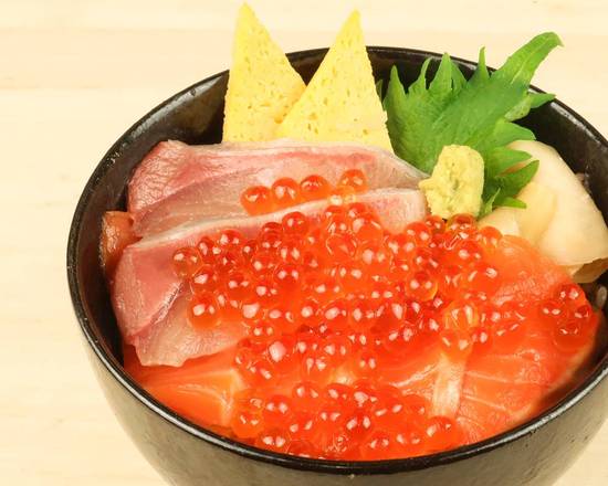 サーモン好きに贈る丼 千壽サーモン 近鉄八尾 Senju salmon
