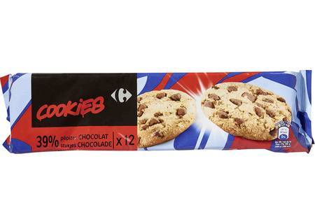 Carrefour - Cookies avec des pépites de chocolat (12)