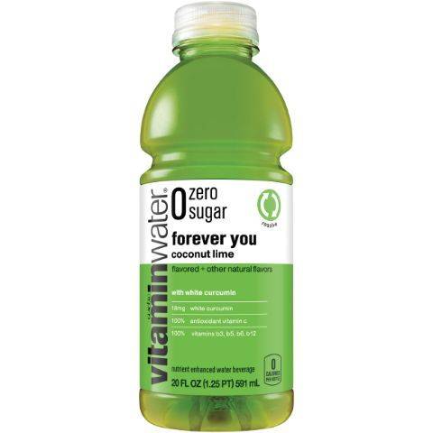 Vitaminwater Glaceau Zero Sugar Forever You Beverage (20 fl oz) (coconut lime)