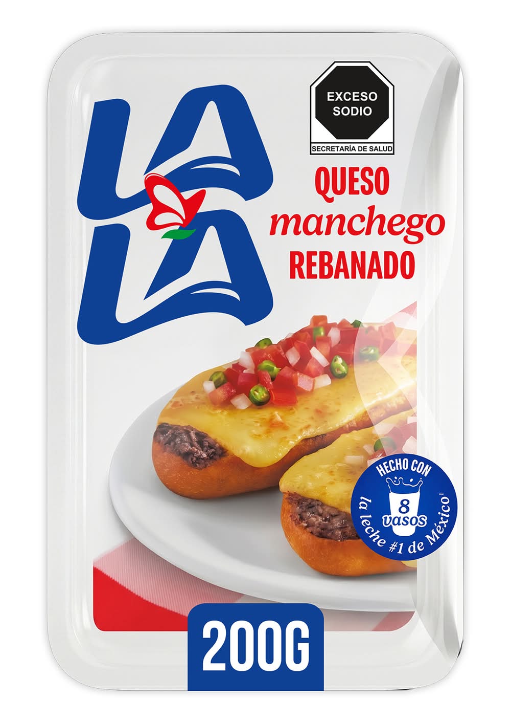 Lala · Queso manchego rebanado (200 g)