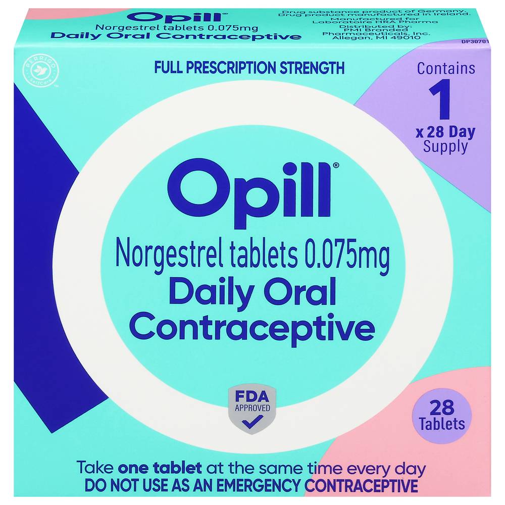 Opill Daily Oral Contraceptive Tablets (28 ct)