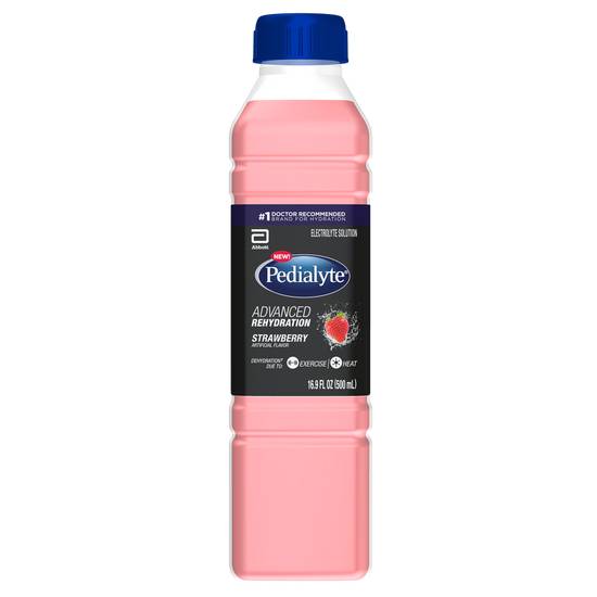 Pedialyte Strawberry Advanced Rehydration 16.9oz Btl