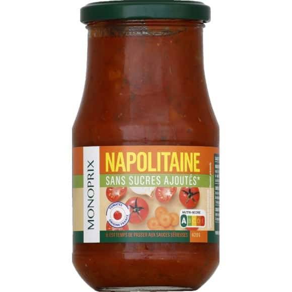 Monoprix Sauce Napolitaine Le Bocal De 420 G