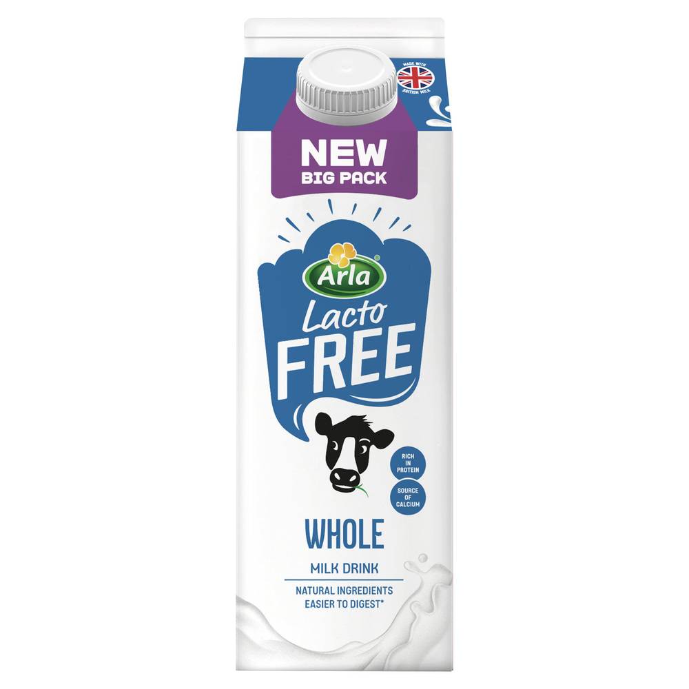 Arla Lacto Free Whole Milk Drink 2L