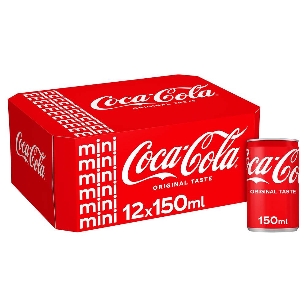 Coca-Cola Original Soft Drink (12 x 150ml)