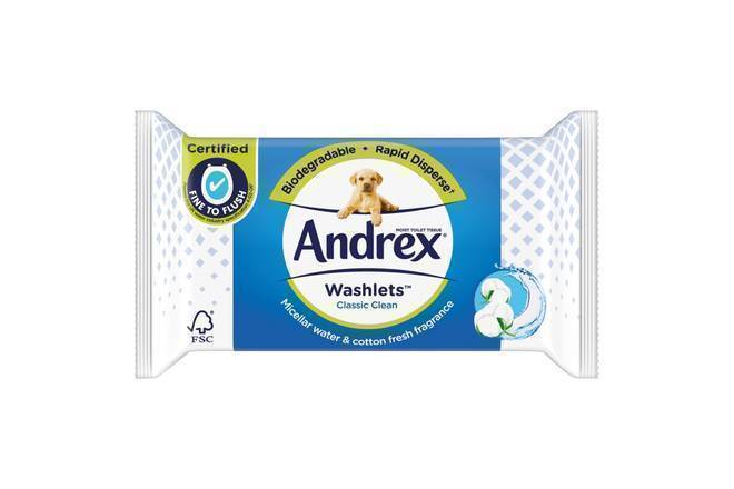 Andrex Classic Washlets 40pk