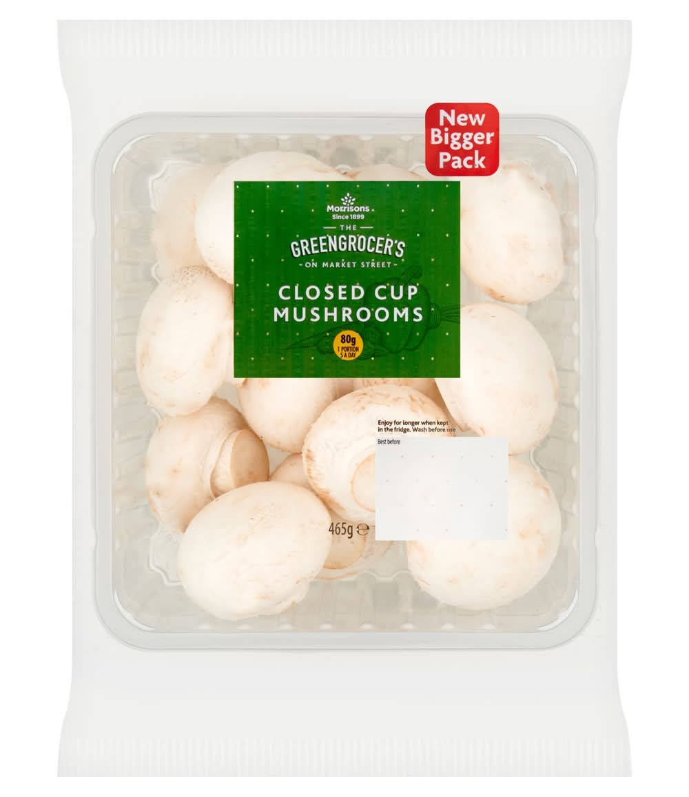 Closed Cup Mushrooms 465g
