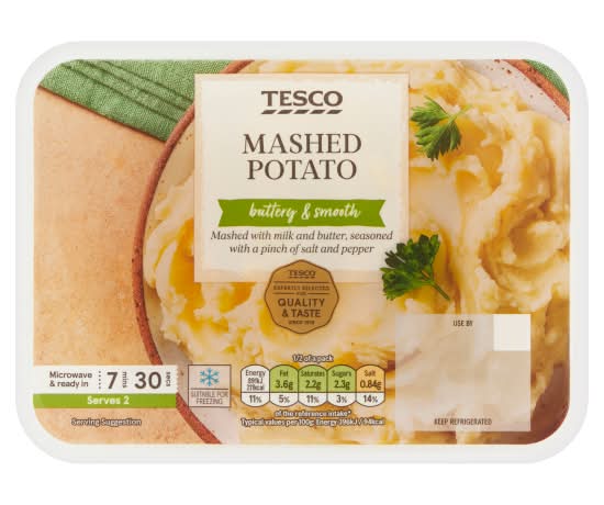 Tesco Buttery & Smooth Mashed Potato (450g)