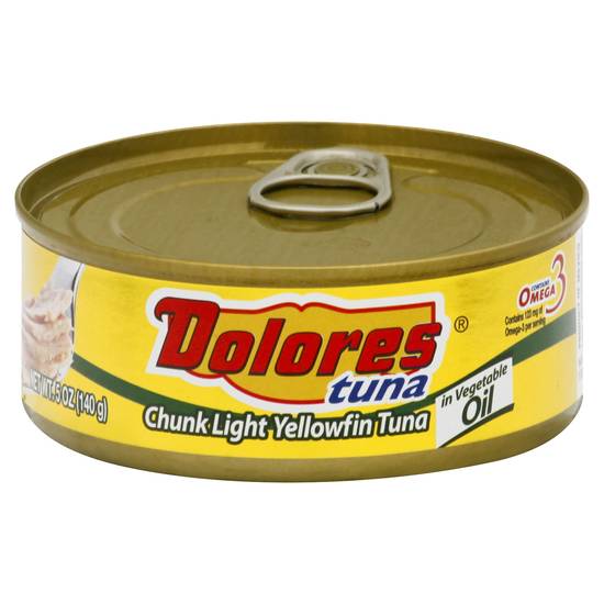 Dolores Chunk Light Yellowfin Tuna in Vegetable Oil