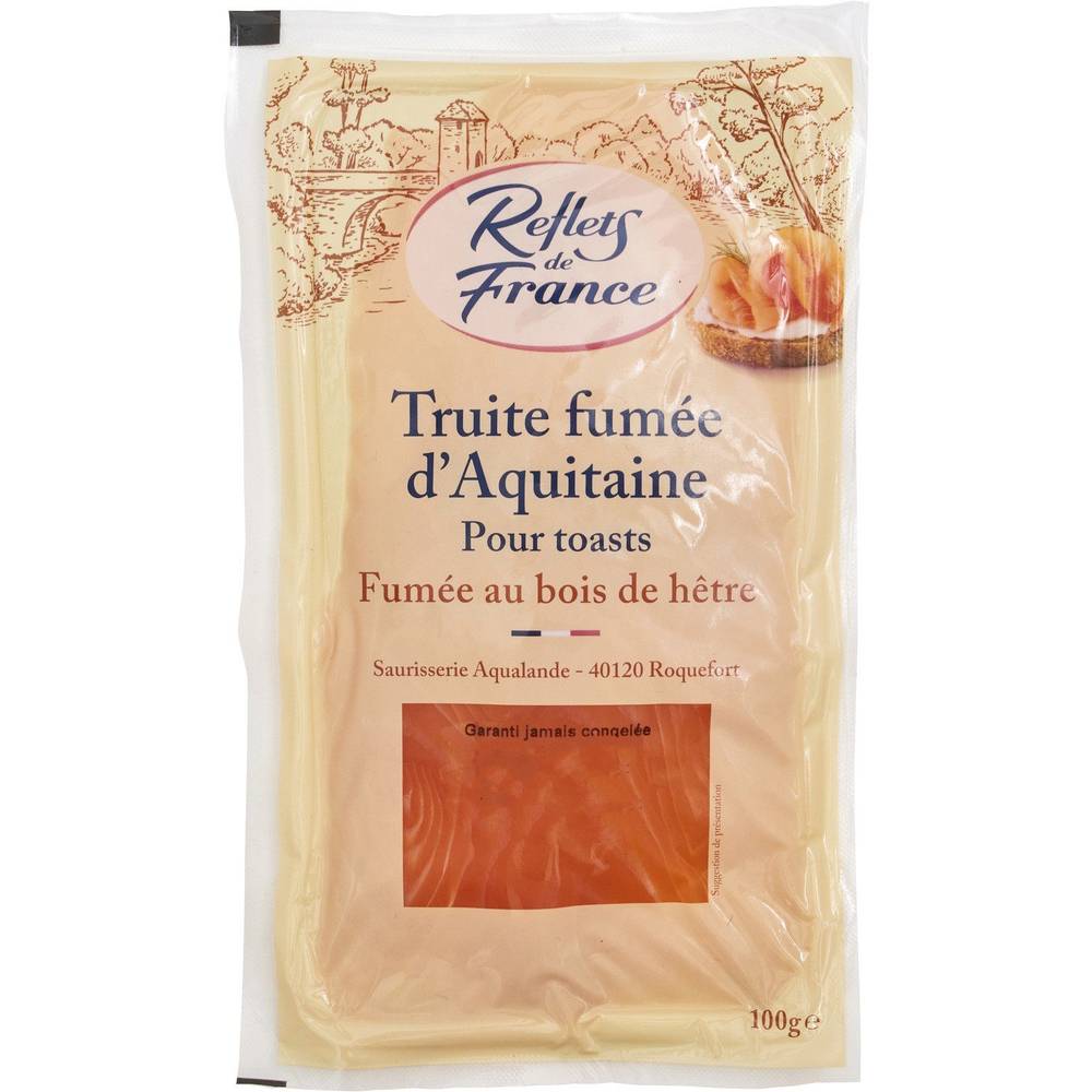 Truite fumée REFLETS DE FRANCE - le paquet de 100g