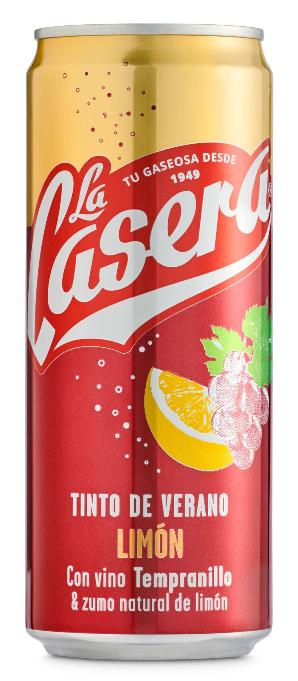 Tinto De Verano Con Limón La Casera Lata 33 Cl