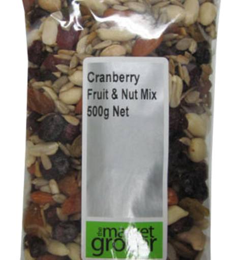 The Market Grocer Cranberry Fruit & Nut Mix (500g)
