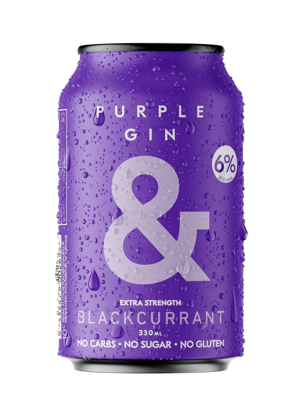 Purple Gin & Soda Cans 6pct 4x330ml