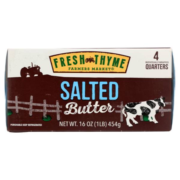Fresh Thyme Salted Butter Quarters