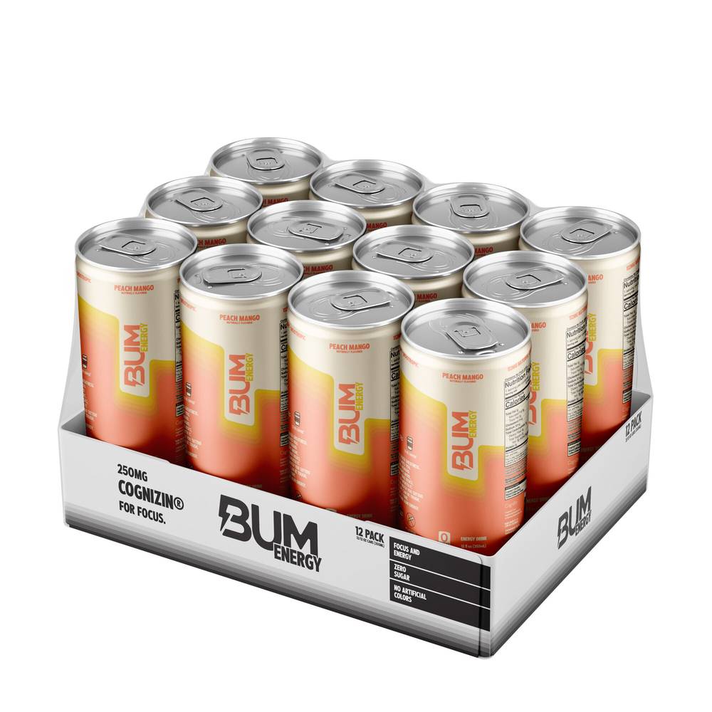 Energy Drink - Peach Mango - 12oz. (12 Cans) (1 Unit(s))