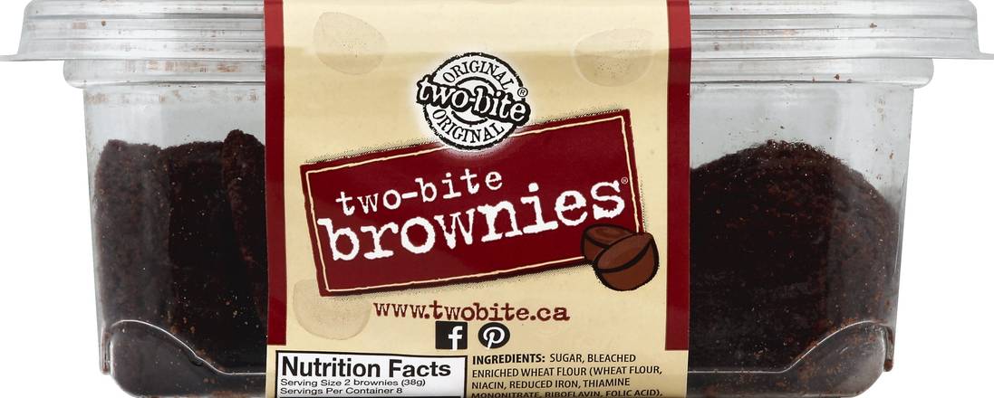 Two-Bite Chocolate Brownies