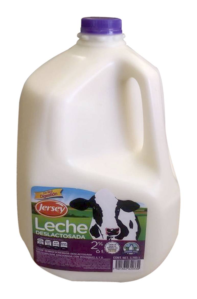 Jersey · Leche descremada deslactosada al 2% (3,78 L)