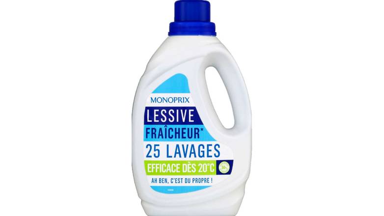 Monoprix - Lessive fraîcheur 25 Lavages