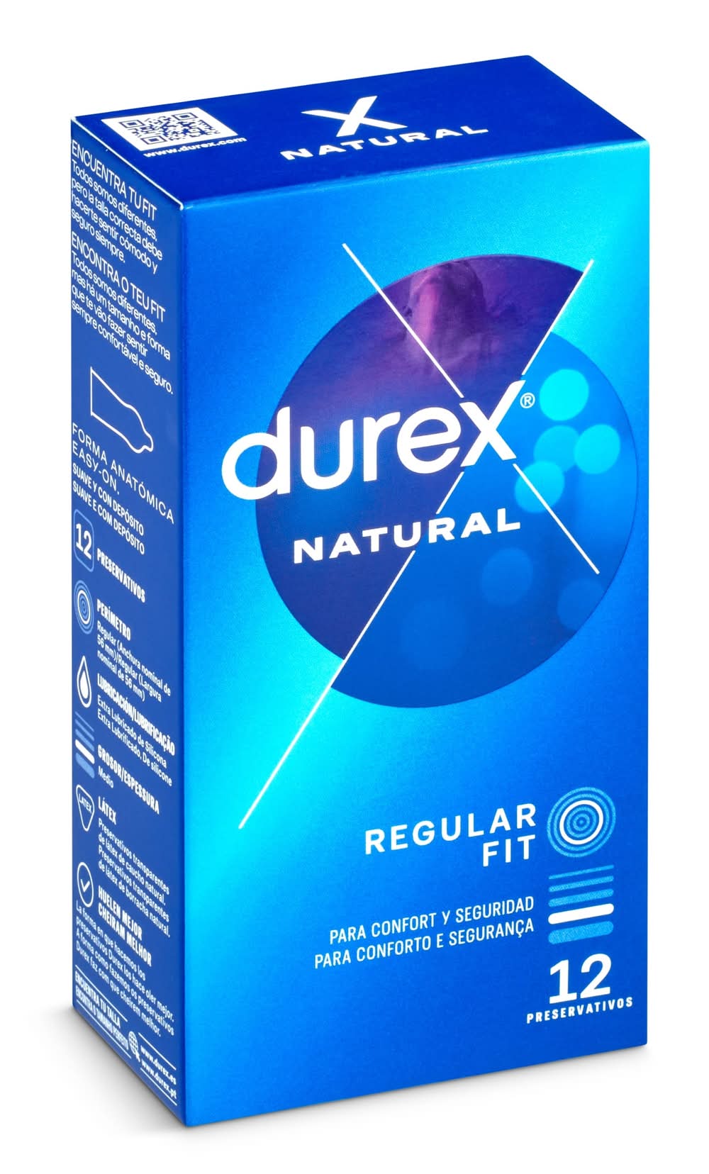 Preservativos Natural Comfort Durex Caja 12 Unidades