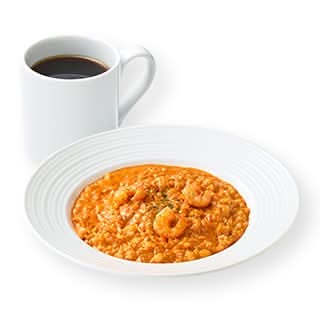 海老のトマトクリームリゾットセット Shrimp Tomato Cream Risotto Set