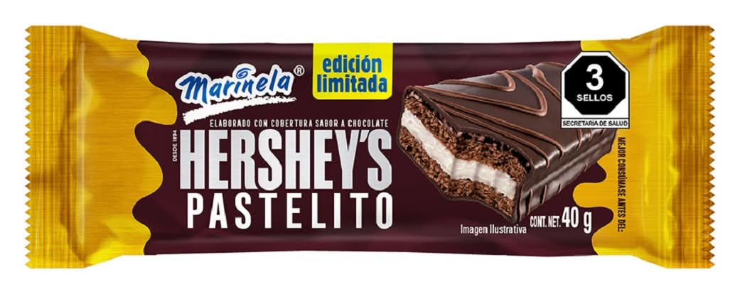Marinela · Pastelito con cobertura hershey's, chocolate (40 g)