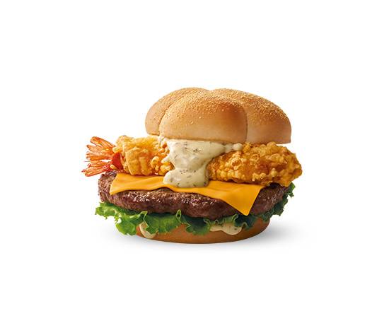 炸蝦天婦羅安格斯牛肉堡 | Shrimp Angus Beef Burger