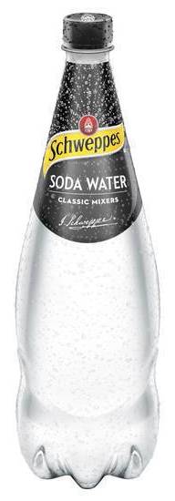 Schweppes Soda Water 1.1L