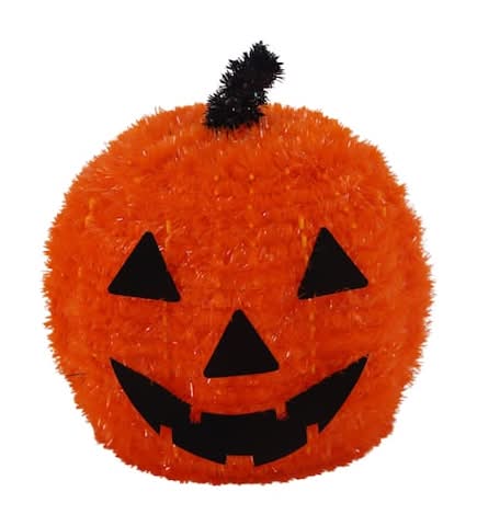 7.5" Tinsel Jack-O'-Lantern By Ashland