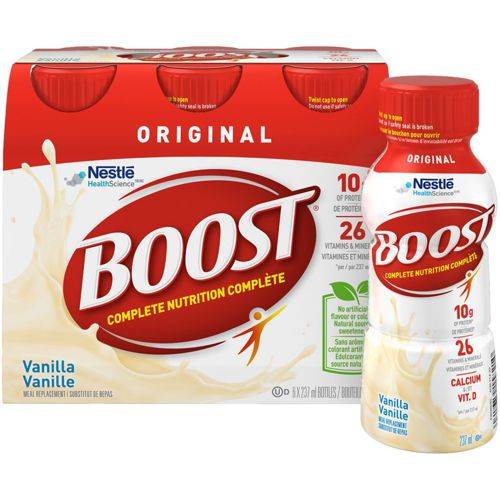 Boost vanille originale (6 x 237 ml) - original vanilla (6x237ml)