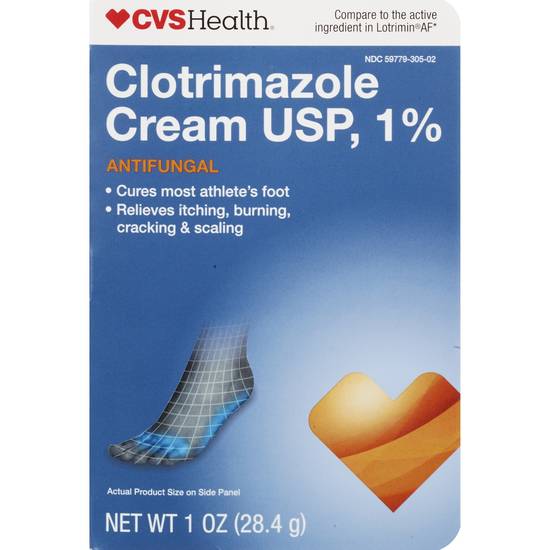 CVS Health Clotrimazole Cream Usp 1%, 1 OZ
