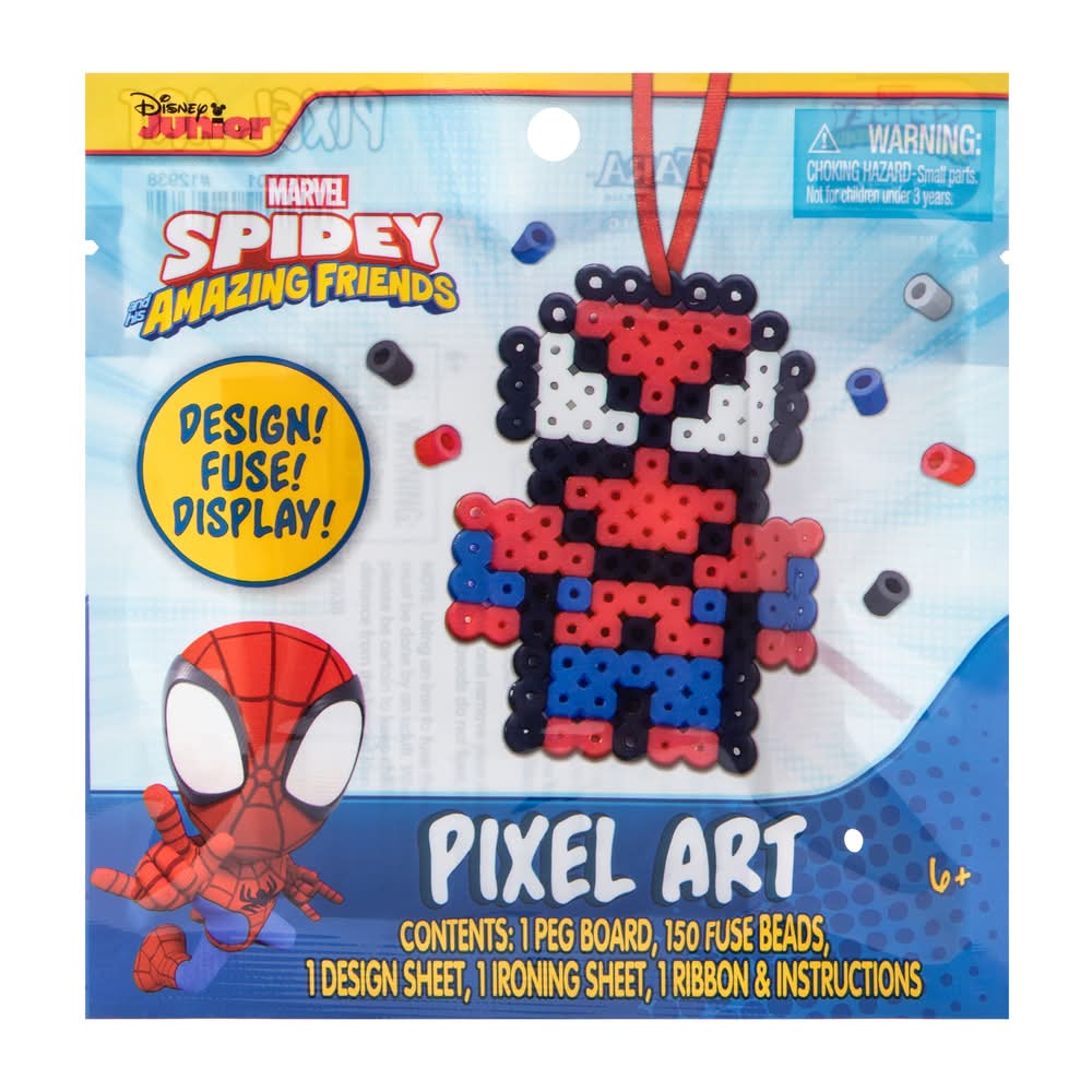 Christmas Licensed Pixel Art Spidey