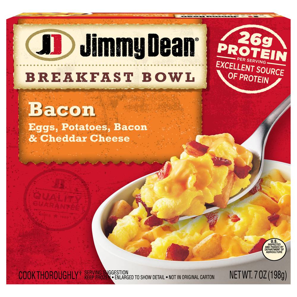 Jimmy Dean Breakfast Bowl, Bacon (7 oz)