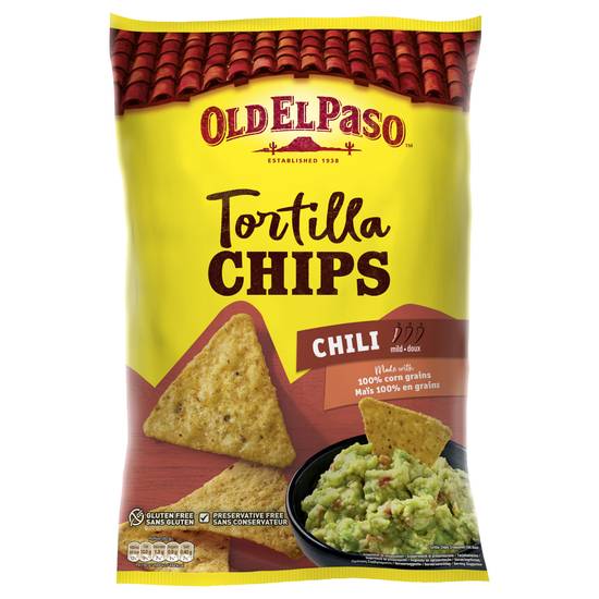 Old El Paso - Chips de tortilla de maïs (chili)